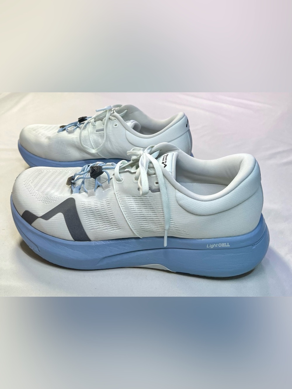 Free People Mount to Coast R1 Running Shoes Sneakers Twilight Blue White 11 - Picture 4 of 14